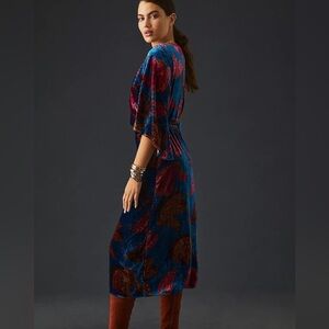 FARM Rio Vibrant Velvet Maxi Dress